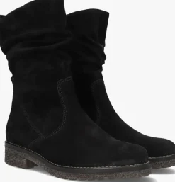 zwarte gabor enkellaarsjes 703.1