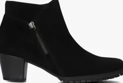 zwarte gabor enkellaarsjes 603.1