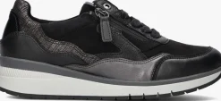 zwarte gabor lage sneakers 306