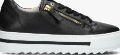 zwarte gabor lage sneakers 498