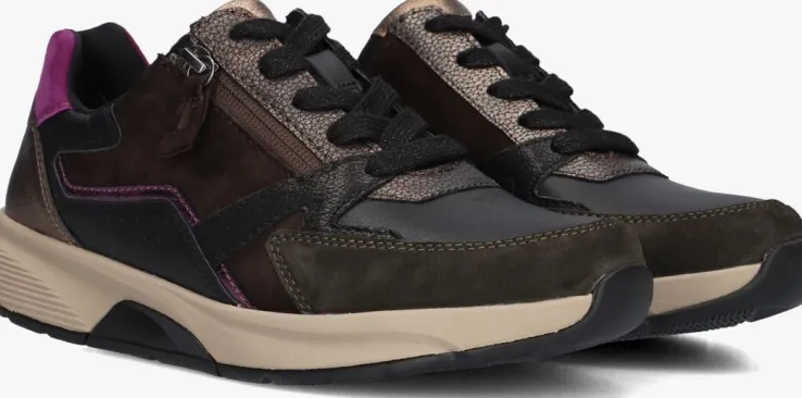 zwarte gabor lage sneakers 878.1