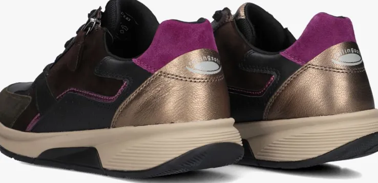 zwarte gabor lage sneakers 878.1