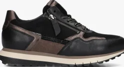 zwarte gabor lage sneakers 378