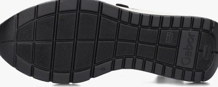 zwarte gabor lage sneakers 598
