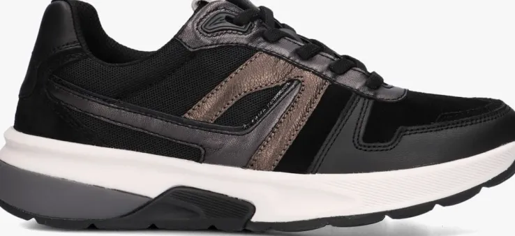 zwarte gabor lage sneakers 845.1 rollingsoft