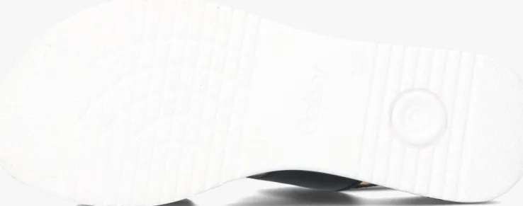 zwarte gabor platte sandalen 744.4