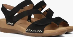 zwarte gabor sandalen 734.1
