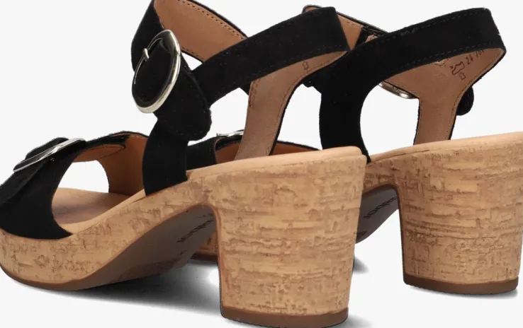 zwarte gabor sandalen 764.1