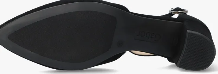 zwarte gabor sandalen met hak 340