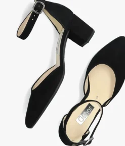zwarte gabor sandalen met hak 340