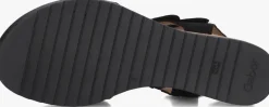 zwarte gabor sandalen met hak 750.2