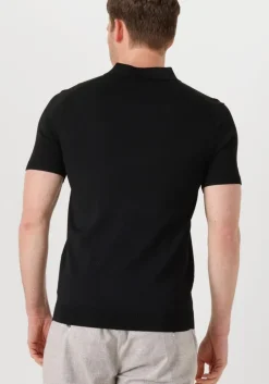 zwarte genti polo polo button ss k2046-1260