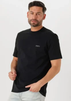 zwarte genti t-shirt t-shirt ss j2042-1223