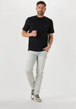 zwarte genti t-shirt t-shirt ss j2042-1223