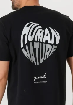 zwarte genti t-shirt t-shirt ss j2042-1223