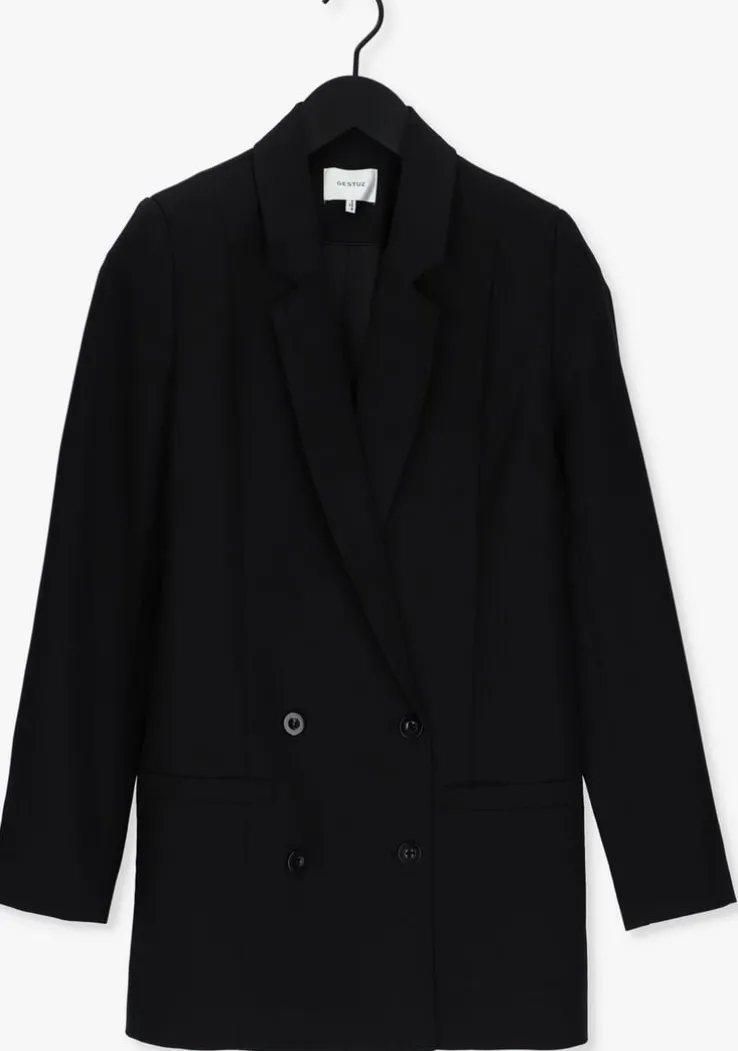 zwarte gestuz blazer joellegz blazer