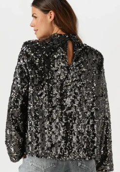 zwarte gestuz blouses salinagz blouse