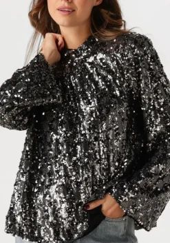 zwarte gestuz blouses salinagz blouse