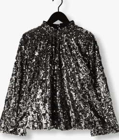 zwarte gestuz blouses salinagz blouse