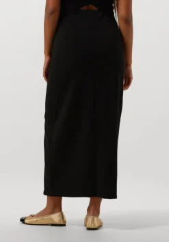 zwarte gestuz maxirok joellegz high waist long skirt