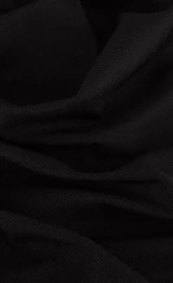 zwarte gestuz midi jurk uminagz dress