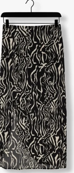 zwarte gestuz midirok brayagz p hw skirt
