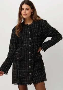 zwarte gestuz mini jurk gaellygz dress