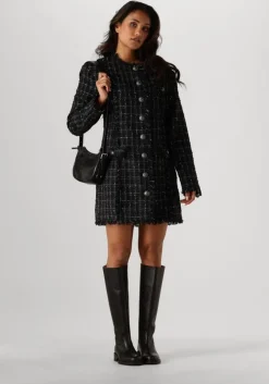 zwarte gestuz mini jurk gaellygz dress