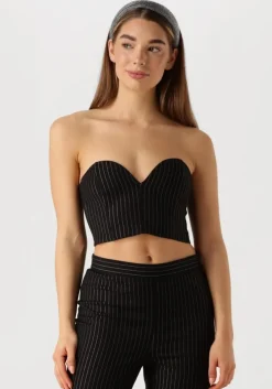 zwarte gestuz top caylinagz corsage