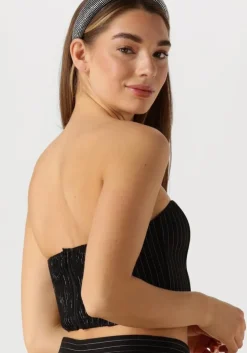 zwarte gestuz top caylinagz corsage