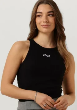 zwarte gestuz top drewgz sl logo tank
