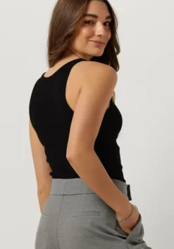 zwarte gestuz top drewgz sl logo tank