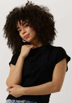 zwarte gestuz top rifagz tee