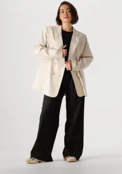 zwarte gestuz top rifagz balloon blouse