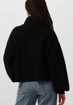 zwarte gestuz trui mebagz short pullover
