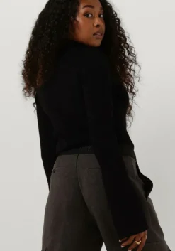 zwarte gestuz trui yasmiagz zipper pullover