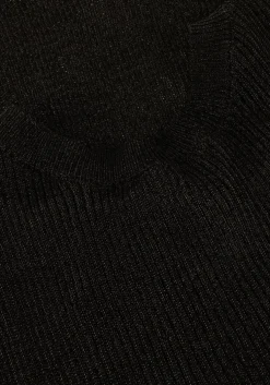 zwarte gestuz t-shirt silvigz deep back blouse