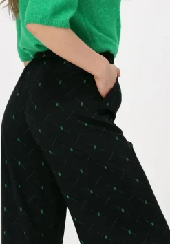 zwarte gestuz wijde broek hannie hw pants