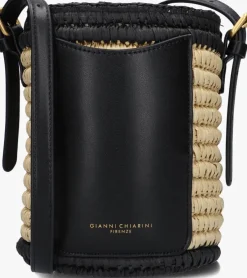 zwarte gianni chiarini schoudertas mae