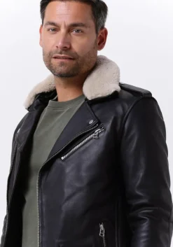 zwarte goosecraft leren jas gallery544