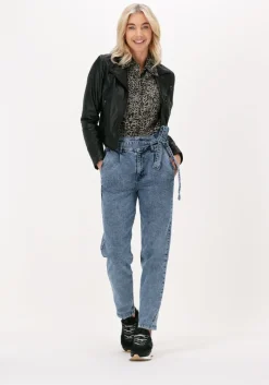 zwarte goosecraft leren jas megan biker