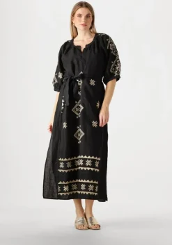 zwarte greek archaic kori maxi jurk 230652