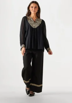 zwarte greek archaic kori blouses 340552