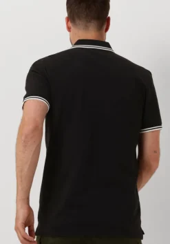 zwarte g-star raw polo dunda slim stripe polo s/s