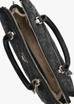 zwarte guess handtas adelasia multi comp satchel
