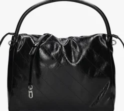 zwarte guess handtas amys drawstring tote