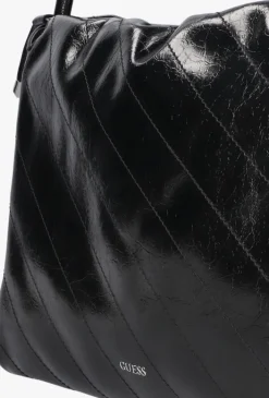 zwarte guess handtas amys drawstring tote