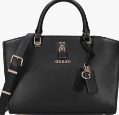 zwarte guess handtas queensland luxury satchel