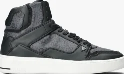 zwarte guess hoge sneakers verona basket mid