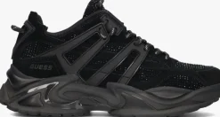 zwarte guess lage sneakers belluna